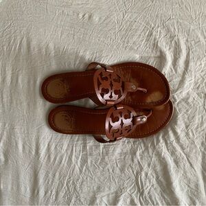 Tory Burch Brown Leather Sandals